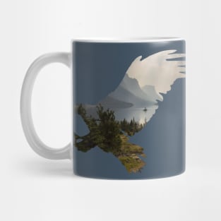 Eagle Landscape Silhouette Mug